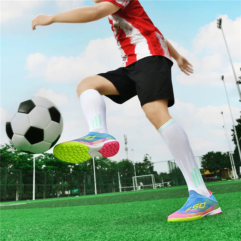 Quality Soccer Cleats for Men Soccer Shoes Society Football Boots Football Shoes Sneakers Unisex Soccer Boots