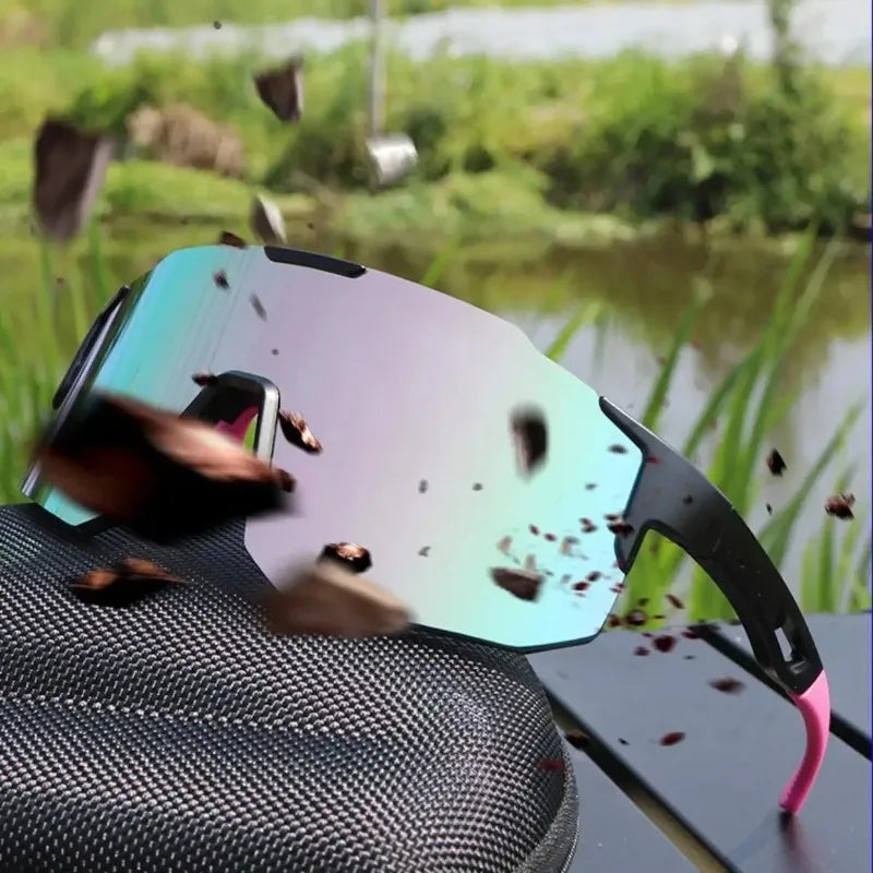 Cycling Glasses for Men Uv400 Cycling Shades Bike Sunglass Outdoor Bicycle Glasses Shades Sunglasses for Men