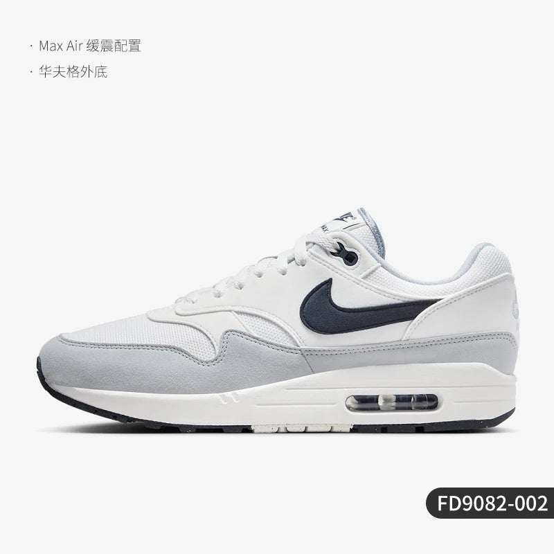 Nike genuine Air Max 1 men's low top air cushion retro sports shoe FD9082-002