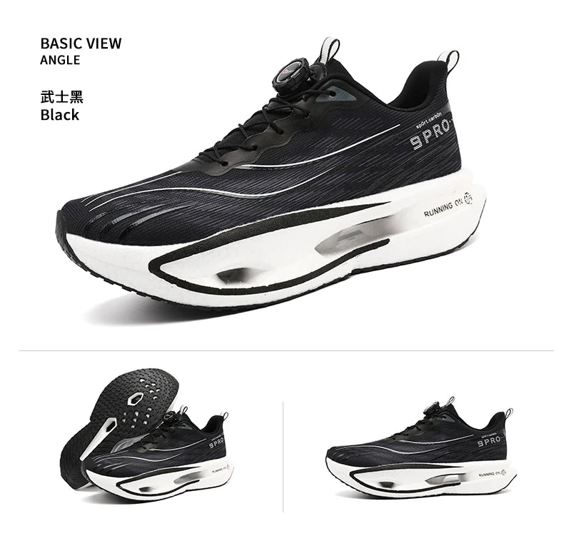 Running Shoes Carbon Board Speciality Marathon Men Sports Breathable Lightweight Women's Comfortable Athletic Nonskid Sneakers
