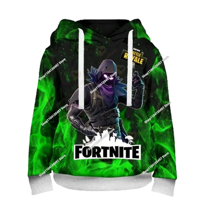 Hoodies für Jungen und Mädchen Fortnite Kinder-Pullover 3D-bedruckte Hoodies Battle Royale Herren-Hoodies Herbstmode Kinderbekleidung