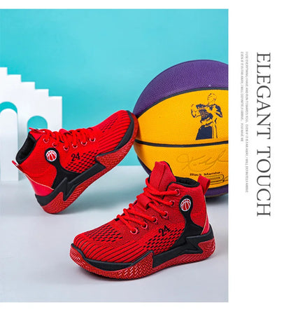 Large Size High Top Sports Shoes Men's Casual Breathable Comfortable Thick Bottom Basketball Shoes Running Shoes