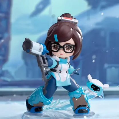 POP MART Overwatch Play of the Game Series Original-Blind-Box Überraschungs-Mystery-Box Niedliche Anime-Actionfiguren Ornamente Figuren