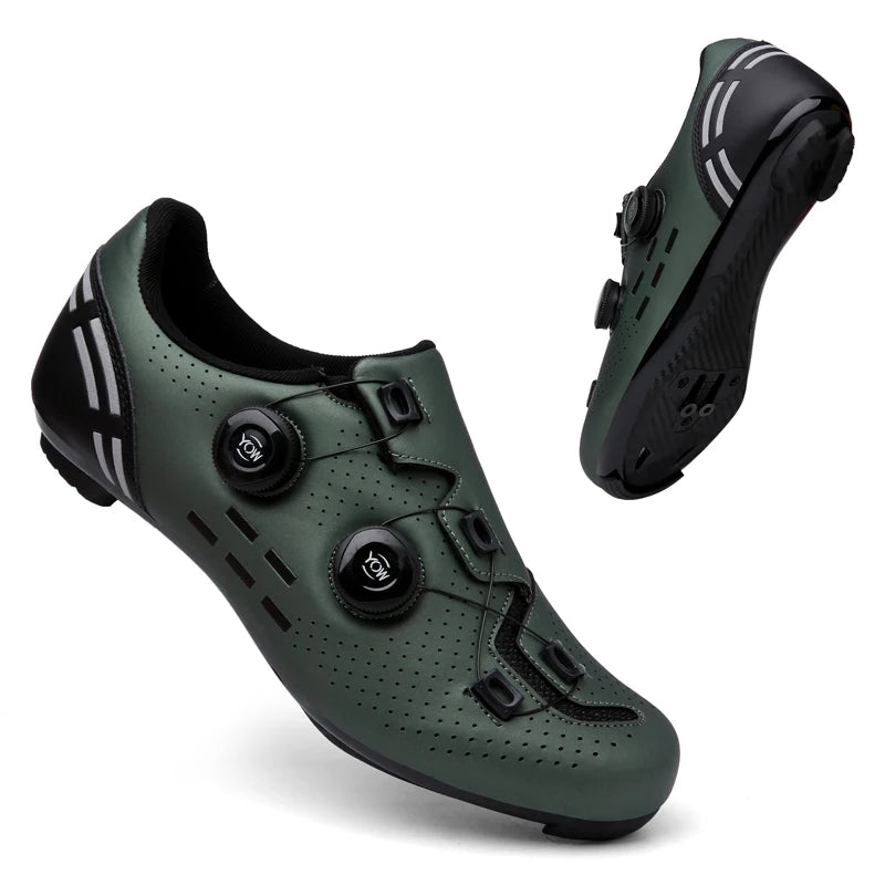 High-Quality Cycling Shoes Men's SPD Self-Locking Racing Bicycle Sports Shoes Women's MTB Mountain Non-Slip Cycling Shoes 36-47