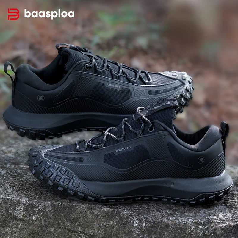 Scarpe da trekking da uomo Baasploa, alta qualità, comode, morbide e impermeabili, sneakers maschili resistenti e antiscivolo per outdoor e arrampicata