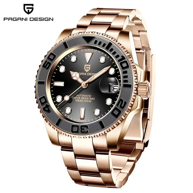 PAGANI DESIGN V3 40MM  Men Mechanical Wristwatch Sapphire Luxury Automatic Watch Men's Stainless Steel Waterproof watches