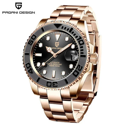 PAGANI DESIGN V3 40MM  Men Mechanical Wristwatch Sapphire Luxury Automatic Watch Men's Stainless Steel Waterproof watches