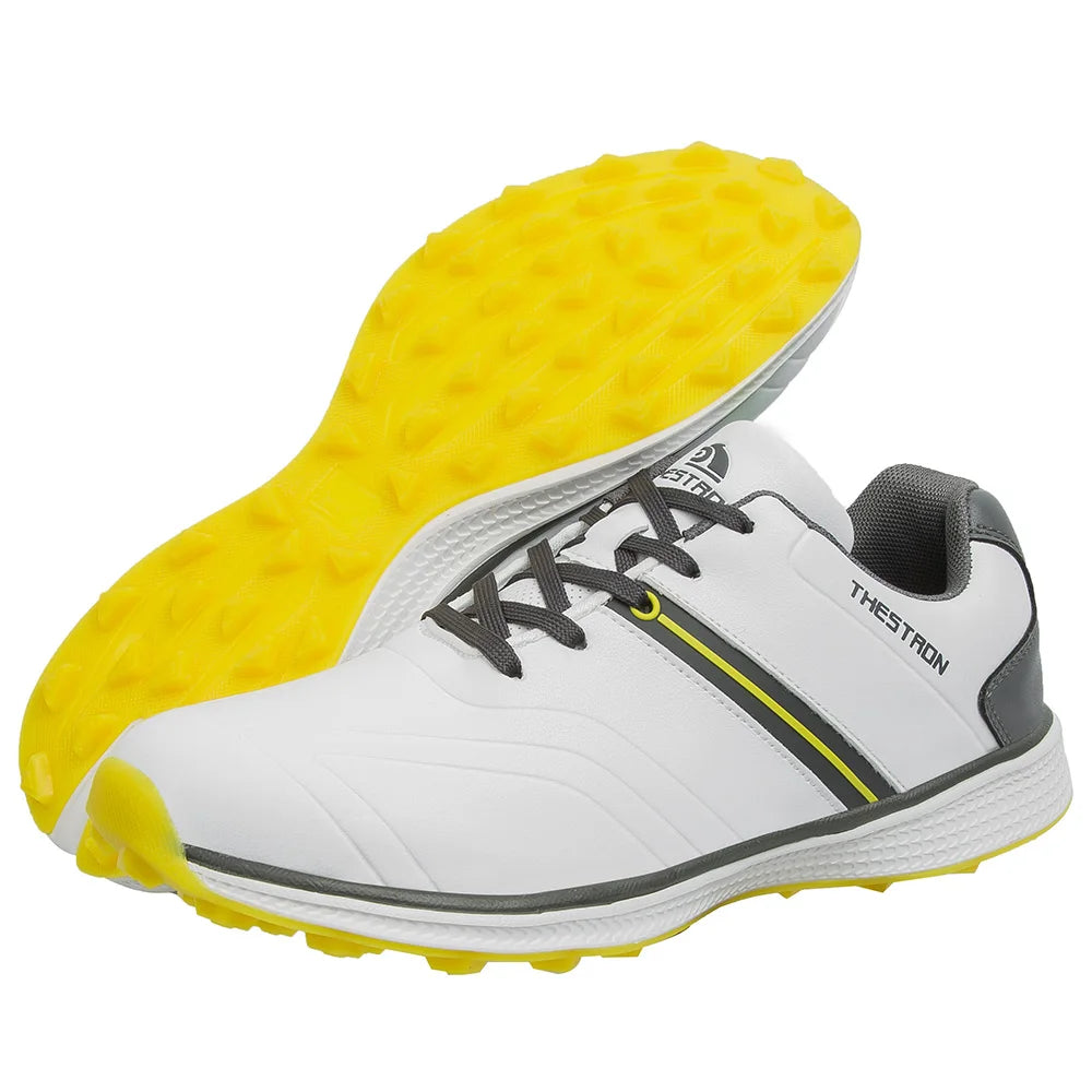 Waterproof Men's Golf Shoes Professional Lightweight Golfer Footwear Outdoor Golfing Sport Trainers Athletic Sneakers Brand