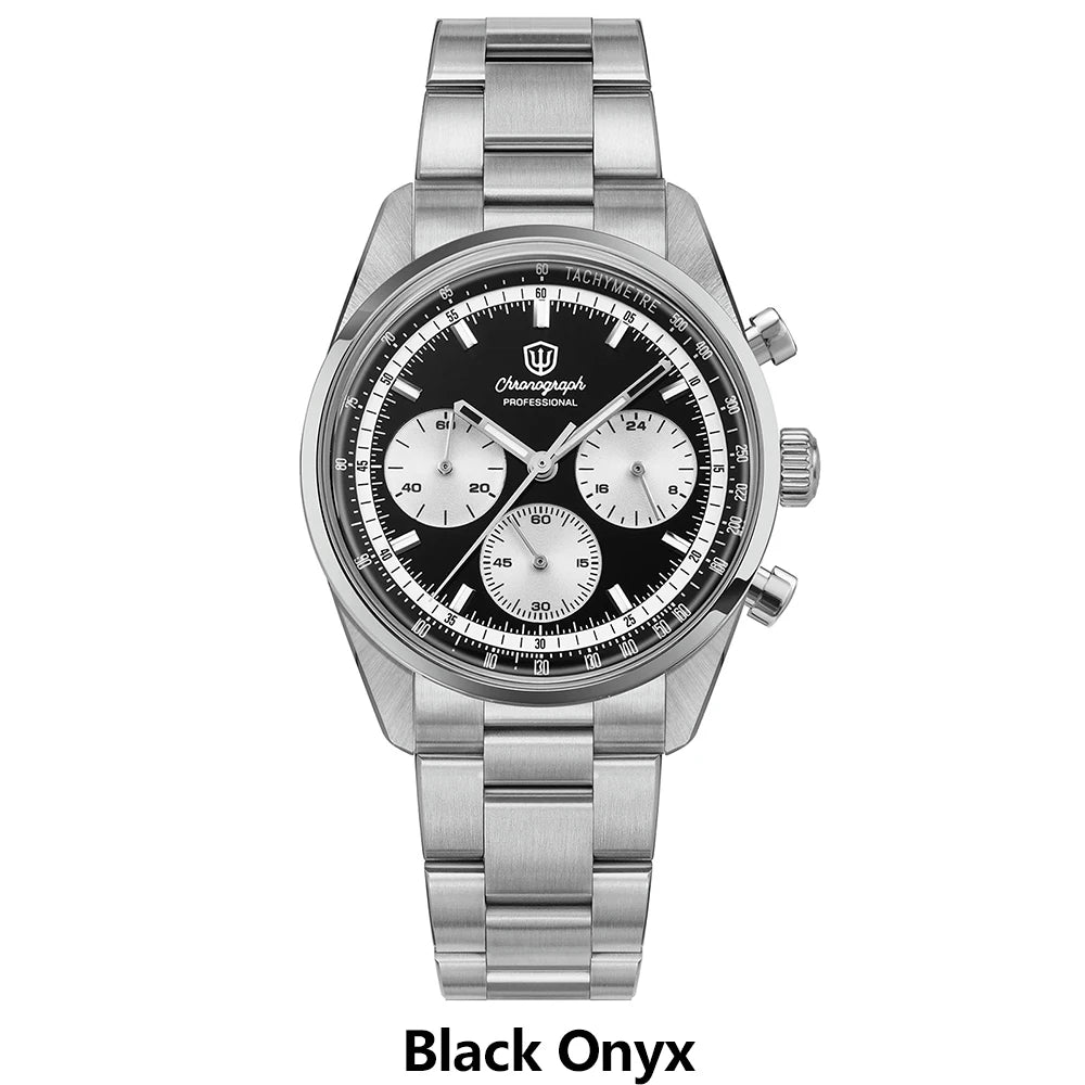 Watchdives Premier WD0526 Men Watch VK63 Mecha Chronograph Quartz Watches Sapphire Waterproof 316L Stainless Steel Wristwatch