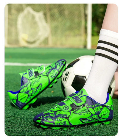Soccer Cleats for Men Women Breathable Lightweight Anti Slip Firm Ground for Outdoor Football Training Match Sports