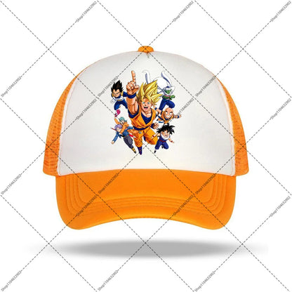 Dragon Ball-baseballkeps för kvinnor och män, solhattar, kepsar med tryck av seriefigurer och anime, bekväma unisex-bomullskepsar för vuxna, perfekta som sommargåvor och festpresenter