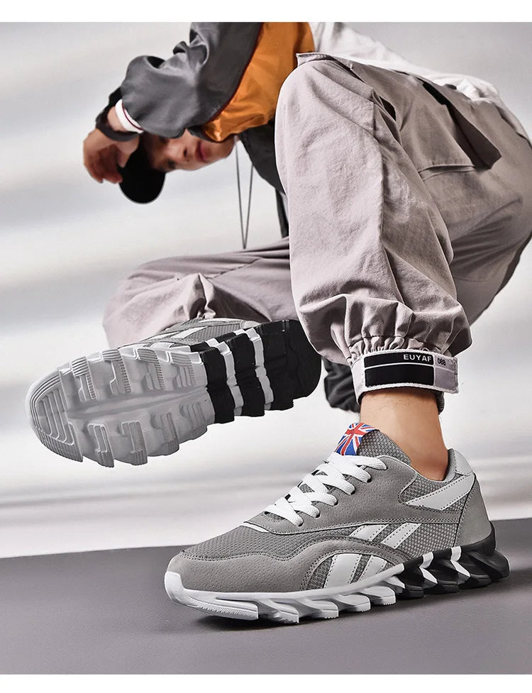 New Men's and Women's Running Shoes Breathable Casual Sneakers Anti-slip Vibration Comfortable Outdoor Sprots Walking Shoes36-48