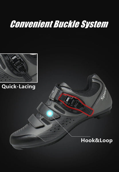 Men's Cleatless Cycling Shoes Flat Pedal MTB Shoes Non-Slip Rubber Speed Road Bike Shoes Women Racing Mountain Bicycle Sneakers