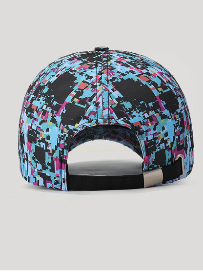 Sommar-graffiti-lysande basebollkeps, unisex, utomhus-solskyddskeps, modekeps, sportkeps, avslappnad keps med duckbill-form