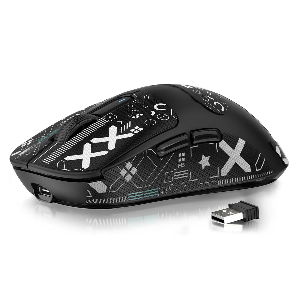 ATTACK SHARK X3 Lightweight Wireless Gaming Mouse, 49g Tri-Mode, PAW3395 26K DPI Sensor, 200h Battery Life, 5 Programmable Buttons