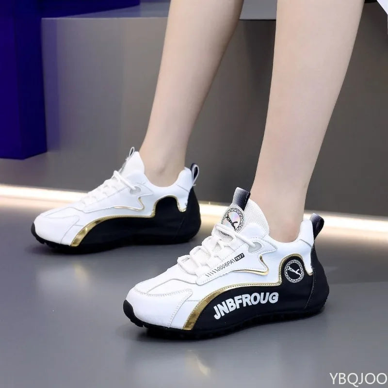Large Size Spring and Autumn New Thick Sole Height Increasing Casual Men's Shoes Niche Trend Versatile Flat Sports Men's Shoes