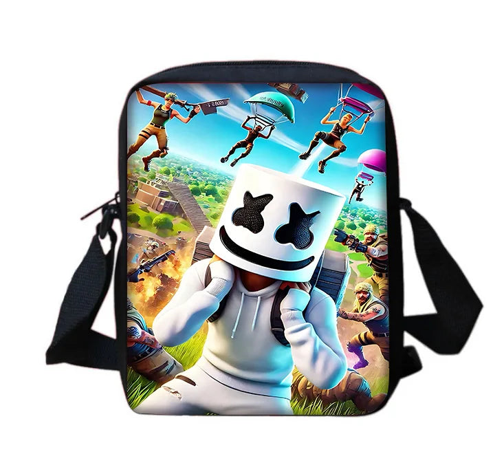 Hot Game Shooting Fortnites Child School Backpack With Shoulder Bag Pencil Bags School Bags for Boys Girls Best Gift