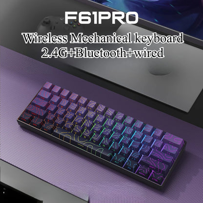 Bluetooth Wireless Mechanical Keyboards RGB Gamer Keyboard for Tablet Mechanical 60% iPad Backlit Mini USB Keyboard