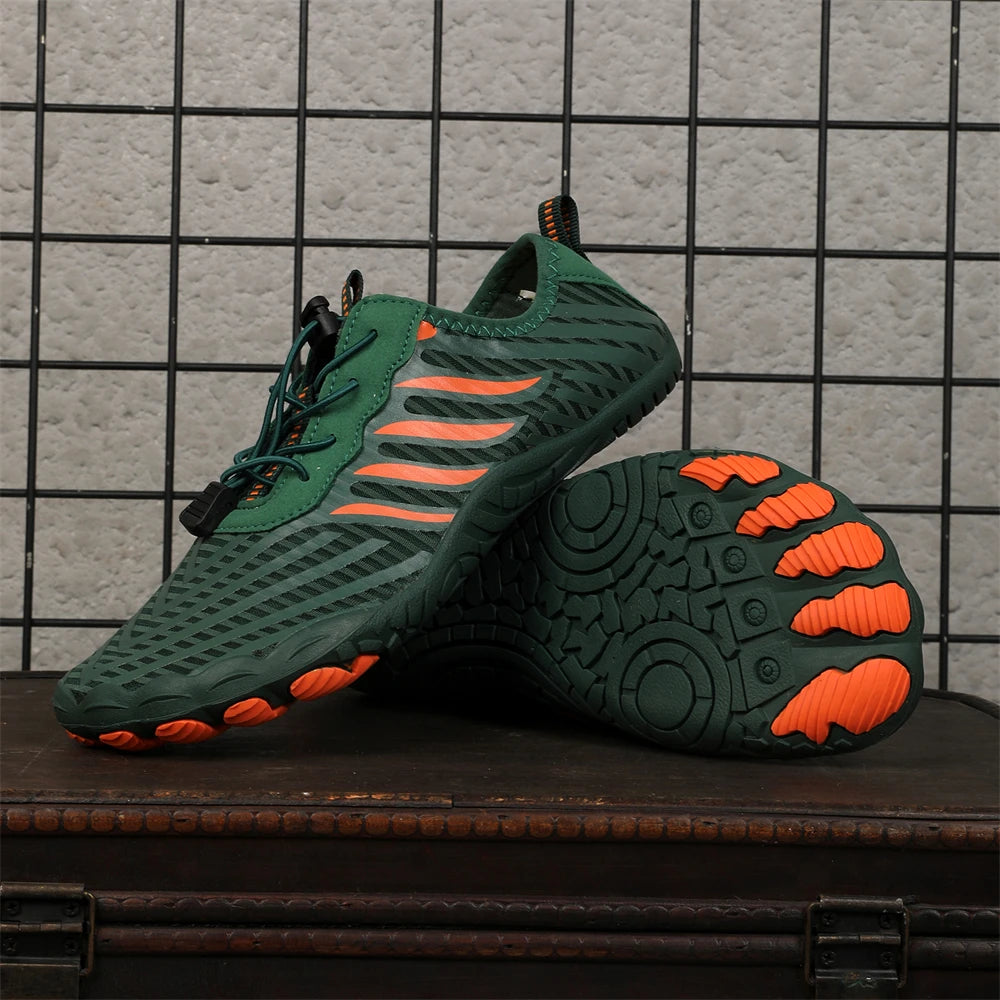 Sapatos Aquáticos Unissexo de Secagem Rápida para Homem e Mulher, Coloridos, para Praia, Natação, Surf e Beira-Mar, Ténis Aquáticos para Casal, Descalços, para Caminhada em Riachos