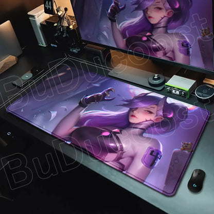 Overwatch Gaming Anime Girl Large XXL Mouse Pad HD Printing Computer Keyboard Mats Laptop Office Rubber Soft Desk Rug 900x400 MM