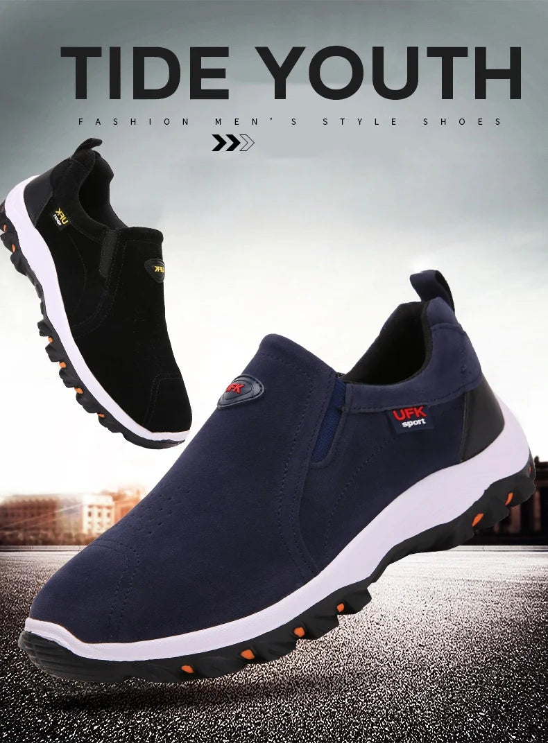New Outdoor Hiking Camping Light Running Jogging Casual Sports Men's Shoes Non-slip Loafers Hiking Shoes Large Size 38-50