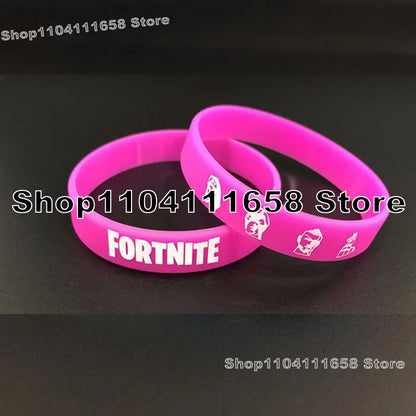 Luminous Silicone Bracelet Fortnited Theme Party Decoration Birthday Bracelet Rubber Trend Toys for AdultsTeen Birthday Toy Gift