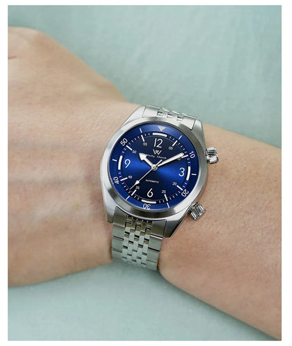 WM Watch Automatic Mechanical Watches Water Resistant Classic Casual Business Man Watch Welly Merck WM089M