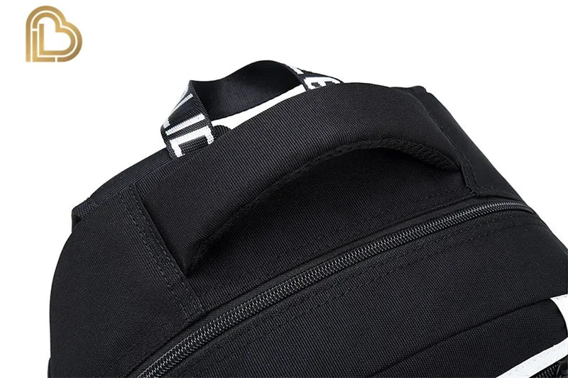 Mochila Yule Trooper F-Fortnited Battle Royale com carregamento USB, figuras anime e compartimento para material escolar para estudantes