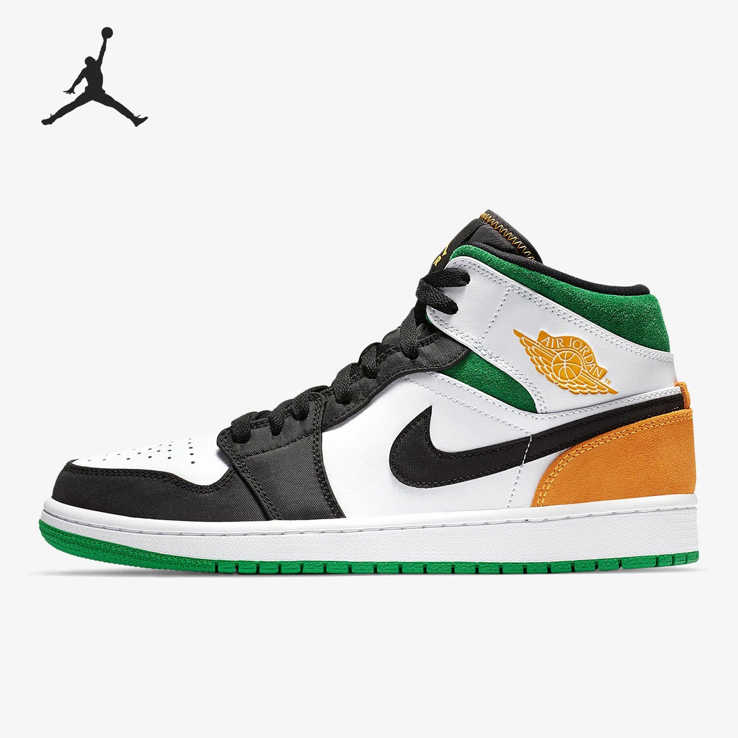 Nike genuine AIR JORDAN1 MID SE AJ1 men's sports basketball shoes 852542-101