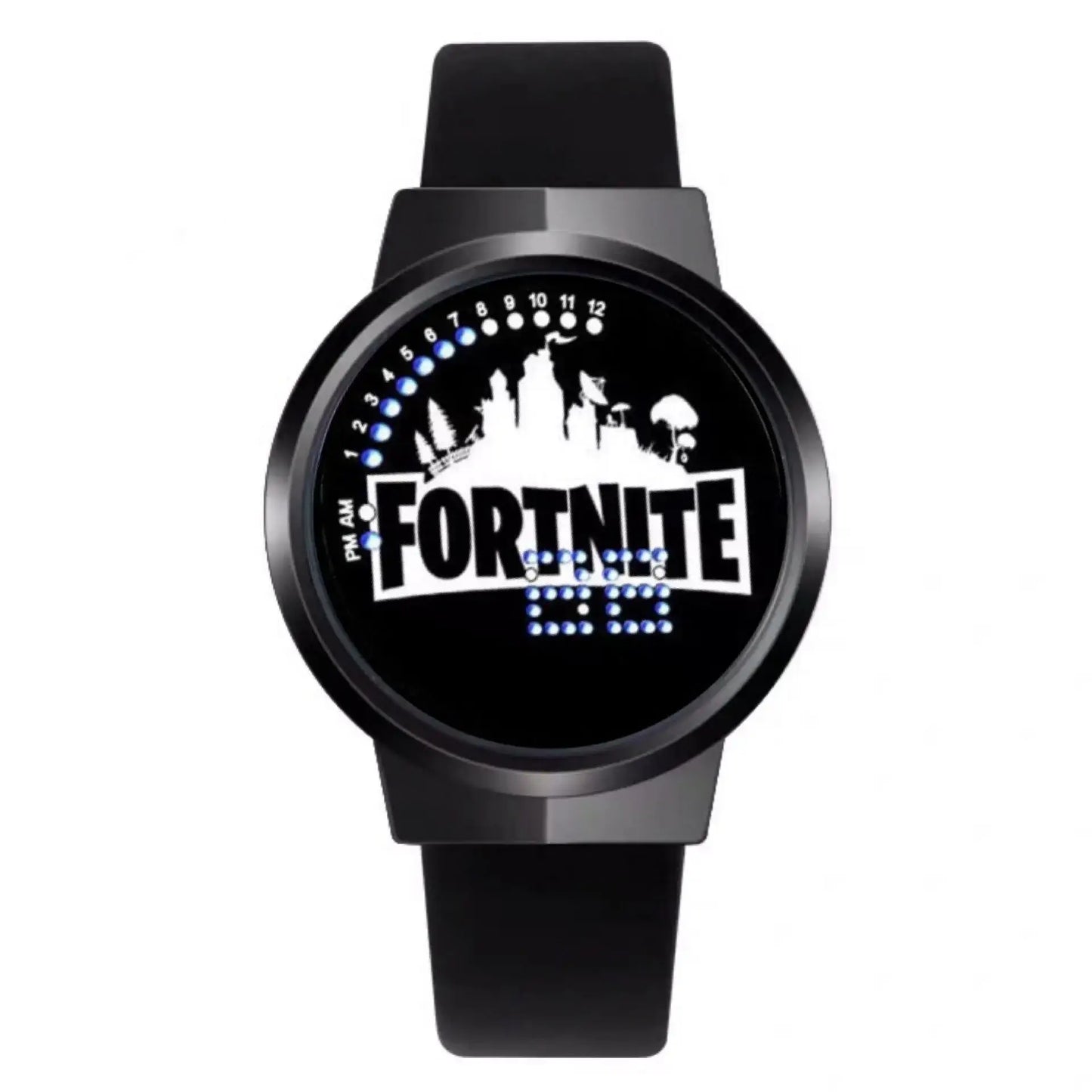 Orologio Fortnite Cute Fashion Cartoon personalizzato Kawaii Touch con luce notturna LED, orologio elettronico per studenti, regalo per amici
