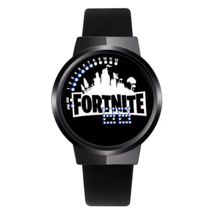 Orologio Fortnite Cute Fashion Cartoon personalizzato Kawaii Touch con luce notturna LED, orologio elettronico per studenti, regalo per amici