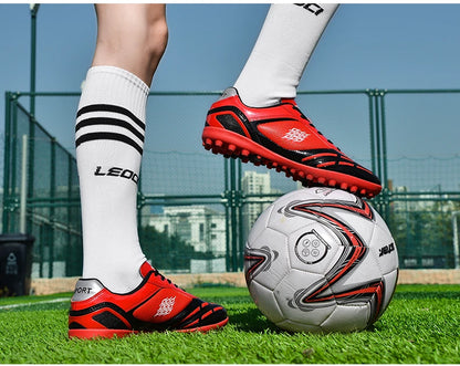 Soccer Shoes Men Turf Football Boots Fashion Firm Ground Studs Anti Slip Boy Sneakers Original Outdoor Field Training Trainers