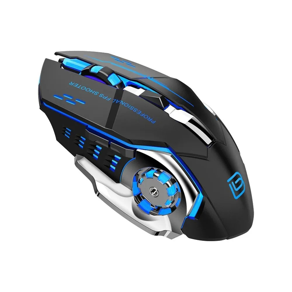 Rechargeable Wireless Mouse Gaming Computer Silent Bluetooth Mouse USB Mechanical E-Sports Backlight PC Gamer Mouse For Computer