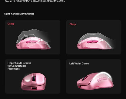 Mouse gaming wireless VALKYRIE VK M5 PRO con doppio 8K, ricevitore con display intelligente, ergonomico, leggero e a bassa latenza
