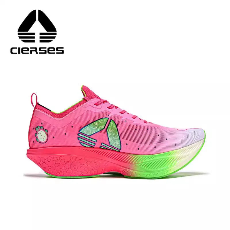 CIERSES Carbon fiber plate Marathon Running Racing Shoes  Men Professional Stable Support Shock-relief Rebbound Training shoes