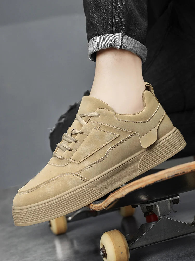 Men's Casual Sneakers: 2026 Spring & Autumn New Styles, Teenagers' Street Skate Shoes, Outdoor Sports Basketball Shoes