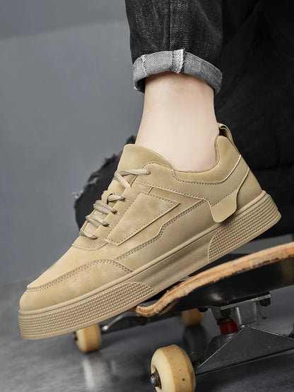 Men's Casual Sneakers: 2026 Spring & Autumn New Styles, Teenagers' Street Skate Shoes, Outdoor Sports Basketball Shoes