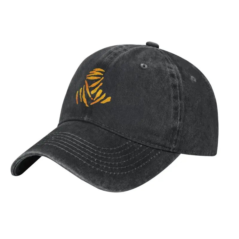 Vintage Racing Off Road D-Dakares Rally-baseballkepsar, unisex-modell, slitna och tvättade solkepsar, resekepsar, ostrukturerade mjuka kepsar