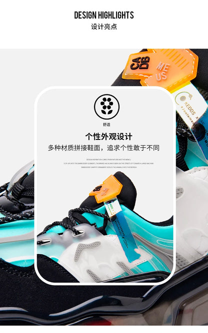 Luxury Men's Sneakers Casual Breathable Trainer Race Fashion Loafers Running Shoes for Male Tenis