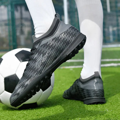 Nuevas zapatillas de fútbol para hombre de alta calidad, tacos para partidos en interior, botas de fútbol para exterior superventas, para césped, de caña alta, fútbol sala, antideslizantes