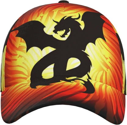 Dragon Snapback-keps, basebollkepsar för män, solhatt för män, justerbar, snygg truckerkeps för kvinnor och män