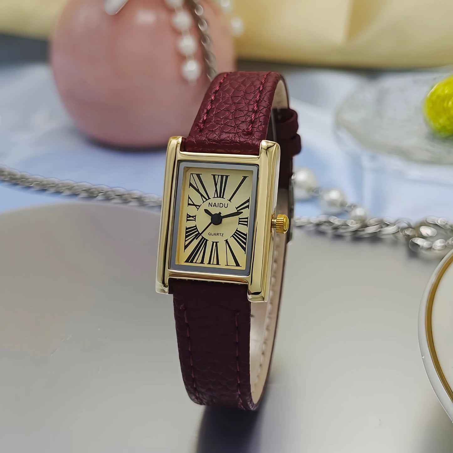 Hot Sale Women Watch Fashion Leather Strap Quartz Wristwatches Luxury Roman Dial Girl Ladies Gift Watch Relojes Para Mujer