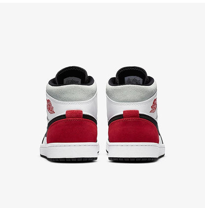 Nike genuine Air Jordan 1 AJ1 men's mid top cushioned sports basketball shoe 852542-100