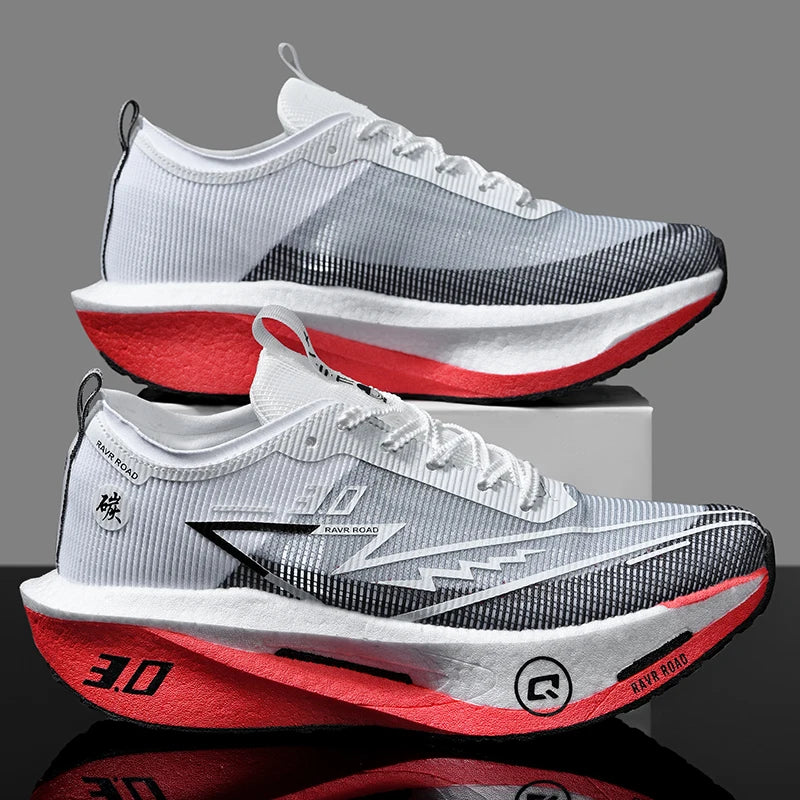 Men Sneakers Mesh Comfort Tennis Shoes 2025 Men's Running Carbon Board 3.0 Cushion Sports Training Jogging Speciality Jog Shoes