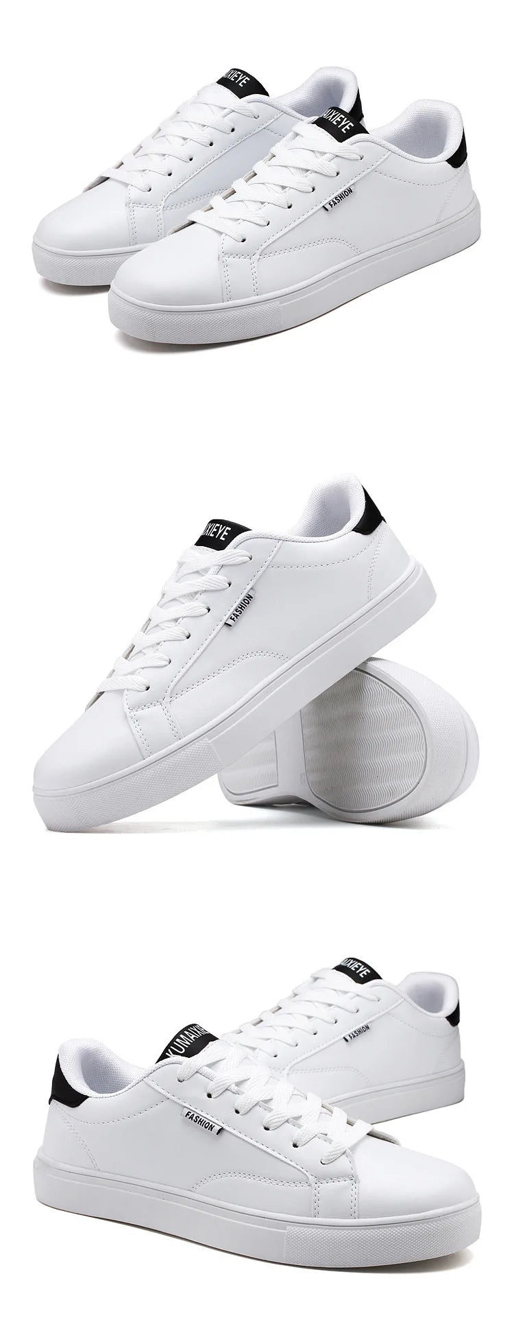 Scarpe da skateboard casual da uomo, scarpe bianche, scarpe da tempo libero per attività all'aperto, sneakers, scarpe da passeggio traspiranti, scarpe basse, Chaussure Homme 39-48