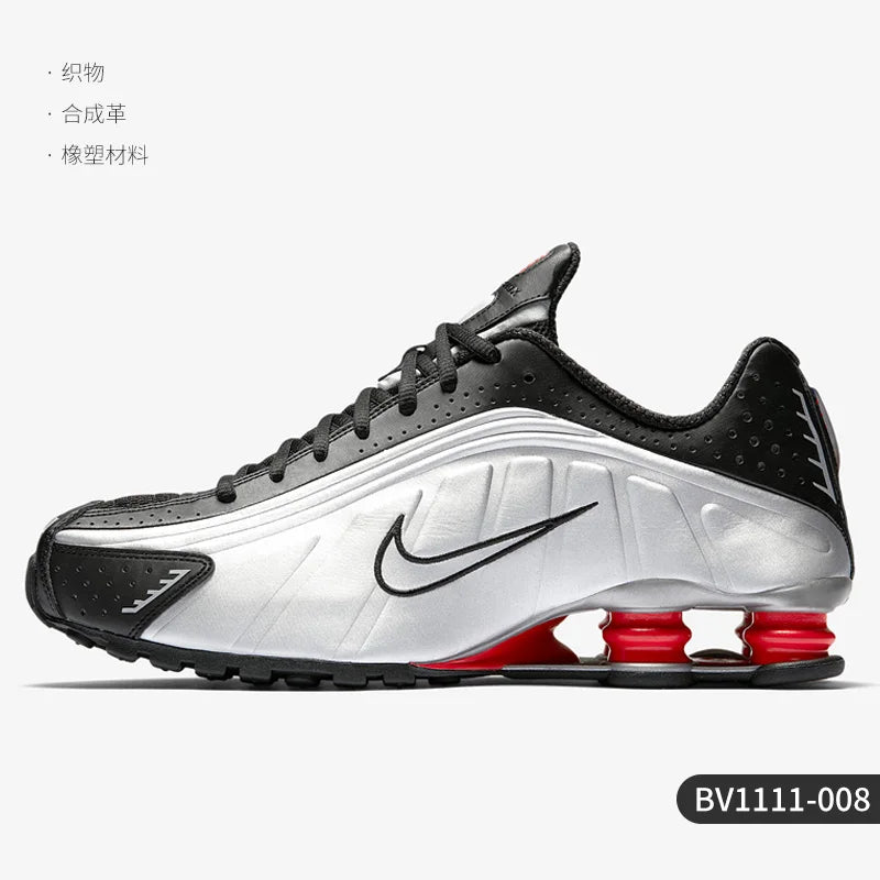 Nike genuine Shox R4 OG Unisex Air Column Sports Cushioning Running Shoes BV1111-008