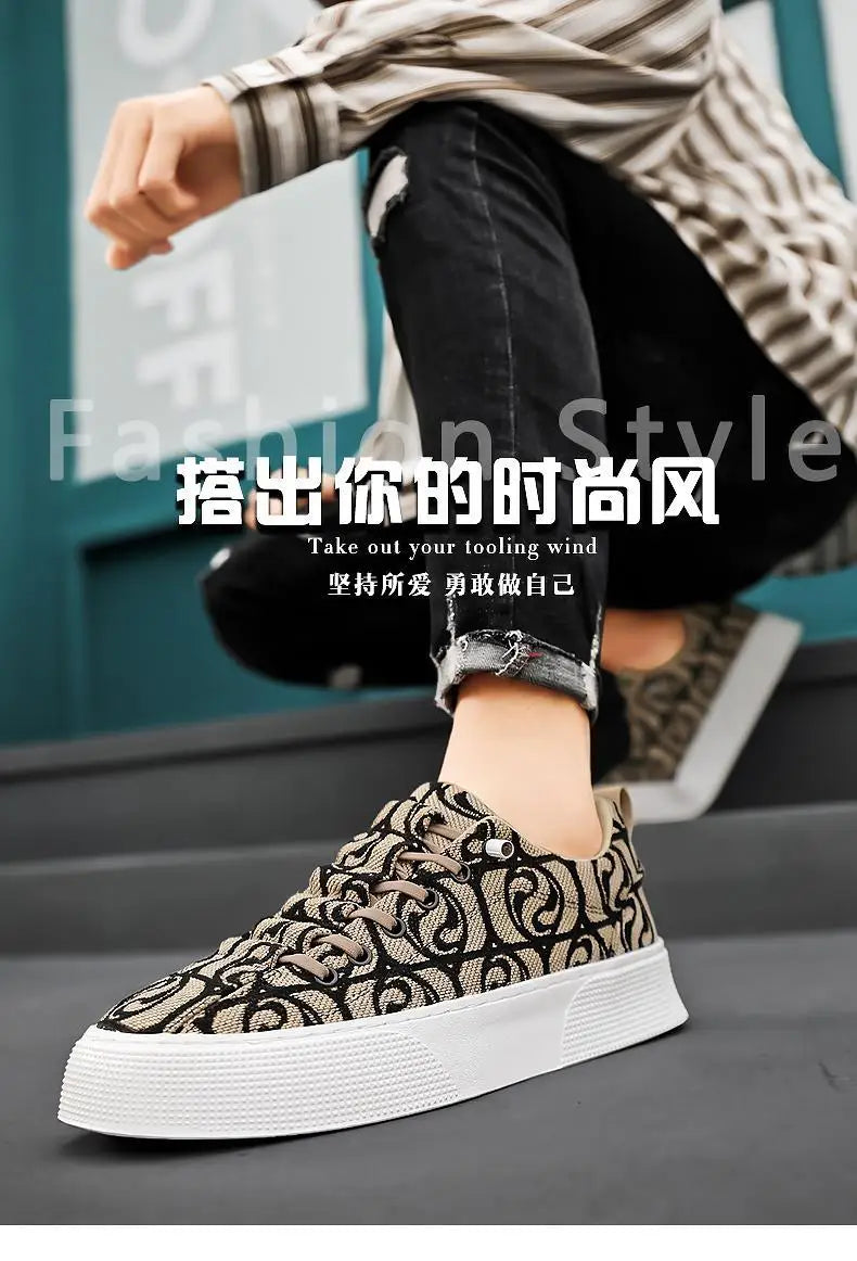 designer shoes black sneakers Male running walking shoes Frenulum free canvas summer shoes 2024 trend Men's luxury sneakers