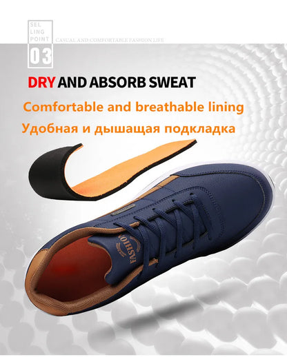 Mens Walking Shoes - Slip On Tennis Running Shoes Memory Foam Lightweight Work Sneakers for Indoor Outdoor Gym