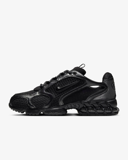 Nike Air Zoom Spiridon Cage 2 Zapatillas casual unisex de caña baja, resistentes, grises y rojas, calzado lifestyle deportivo CJ1288-600