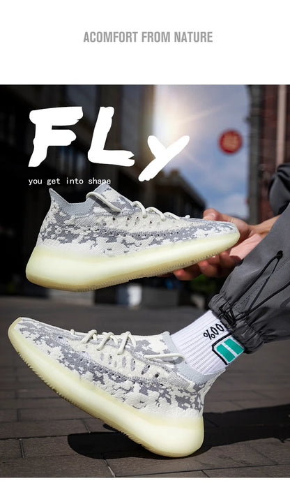 Air Cushion Running Shoes Speciality Marathon Men Sports Breathable Lightweight Women's Comfortable Nonskid Leisure Sneakers